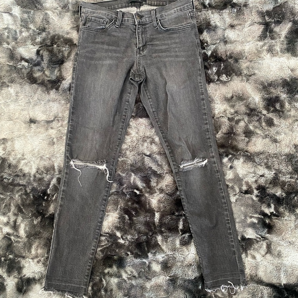 Flying monkey grey wash denim jeans